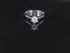 Weissgold-Diamantring 18K mit Brillant 0.35ct – Ringgrösse 55 - DSC8757