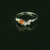 Zeitlos Eleganter Weissgoldring mit Saphir und Diamanten - 18 Karat in Grösse 57 - YZ0003270