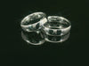Silber 925 rhodinierte Partnerringe – Freundschaftsringe Set für Paare – Damen- & Herrenring | S-252/5