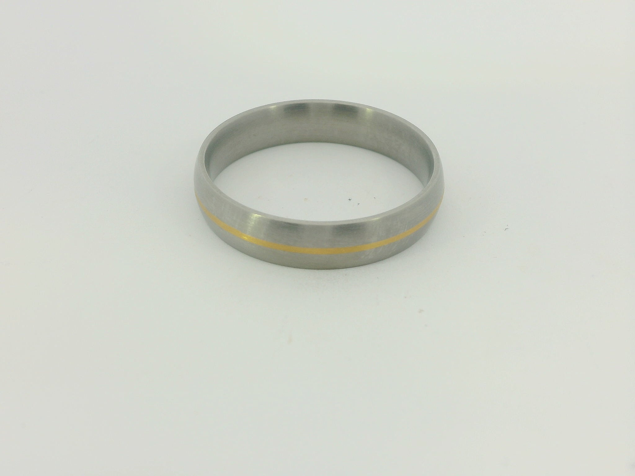 Partnerringe Titan & 24 Karat - 999 Gold - TG17/5