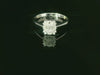 Bague élégante en or blanc 18 carats avec diamant de 0,11 ct – taille 54, disponible immédiatement – ​​MYZ0000076