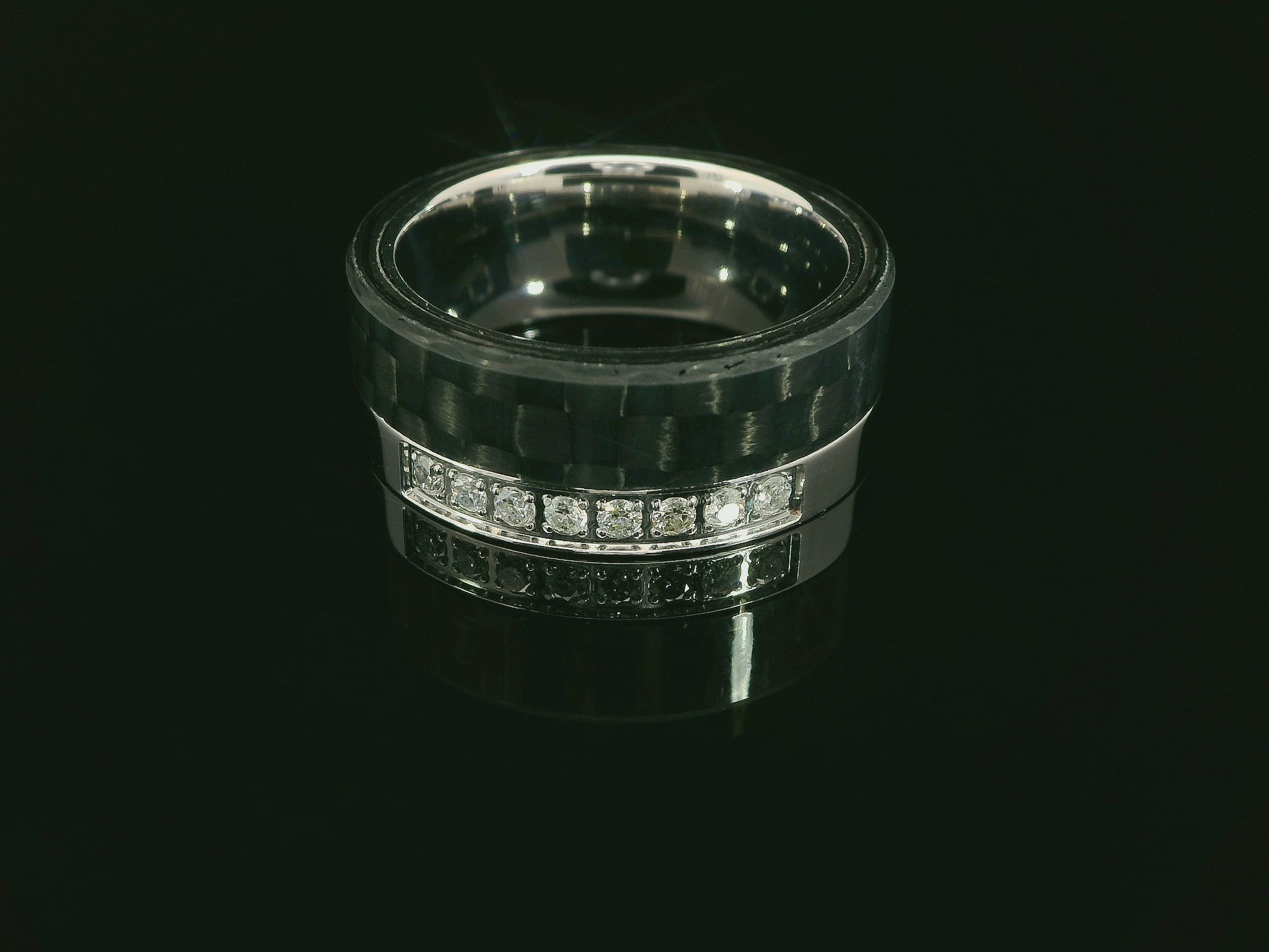 Partnerringe Carbon & Stahl - CSB-039/8