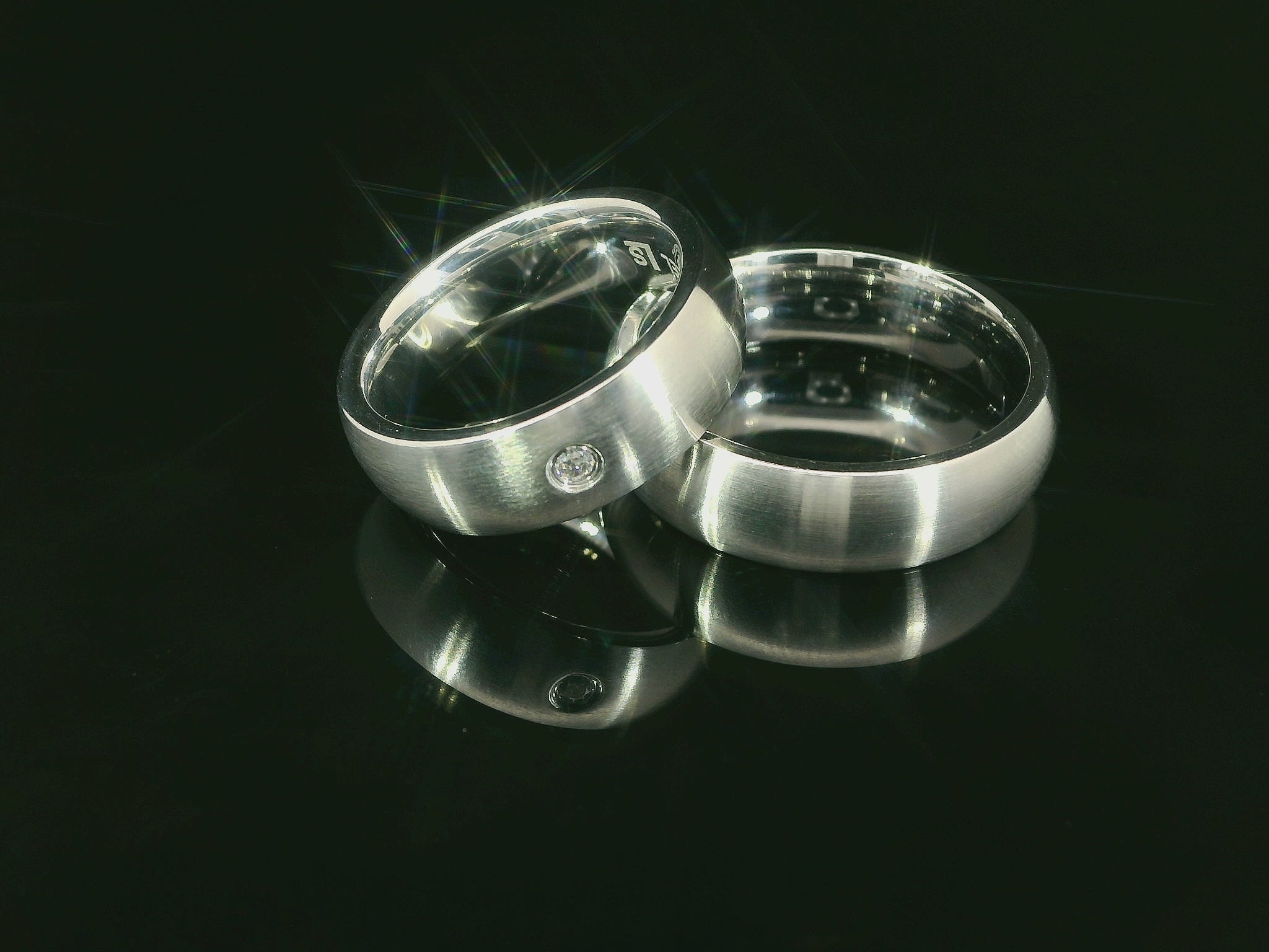 Partnerringe Edelstahl - IS/25-2/60 & IS 25-4S/60