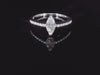 Eleganter Solitär-Diamantring aus 18K Weissgold – 0.51ct F-G SI, Grösse 57 - 555600