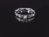 Feiner Damenring aus 18 Karat Weissgold – mit funkelndem Einzel-Diamanten - YZ0003292