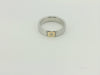 Partnerringe Silber/Gold SGB-628/5 – Damenring mit Diamant
