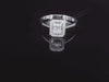 Luxuriöser Diamantring aus 18K Weissgold mit 0.29ct – Ringgrösse 54, sofort lieferbar - BYZ0000077