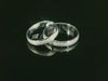925 Silber rhodinierte Partnerringe – Freundschaftsringe Set für Paare – Damen- & Herrenring | LS-402/4
