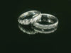 Bagues partenaires en argent 925 rhodié (prix paire) - S-258/4