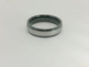 Tungsten-Keramik Partnerring mit gratis Gravur – TC-050/6