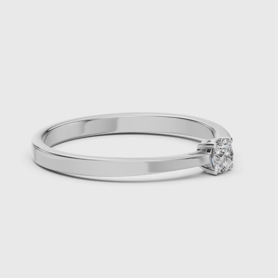 Eleganter Diamant-Ring aus 18K Gold - 101-10012/1(3.4)