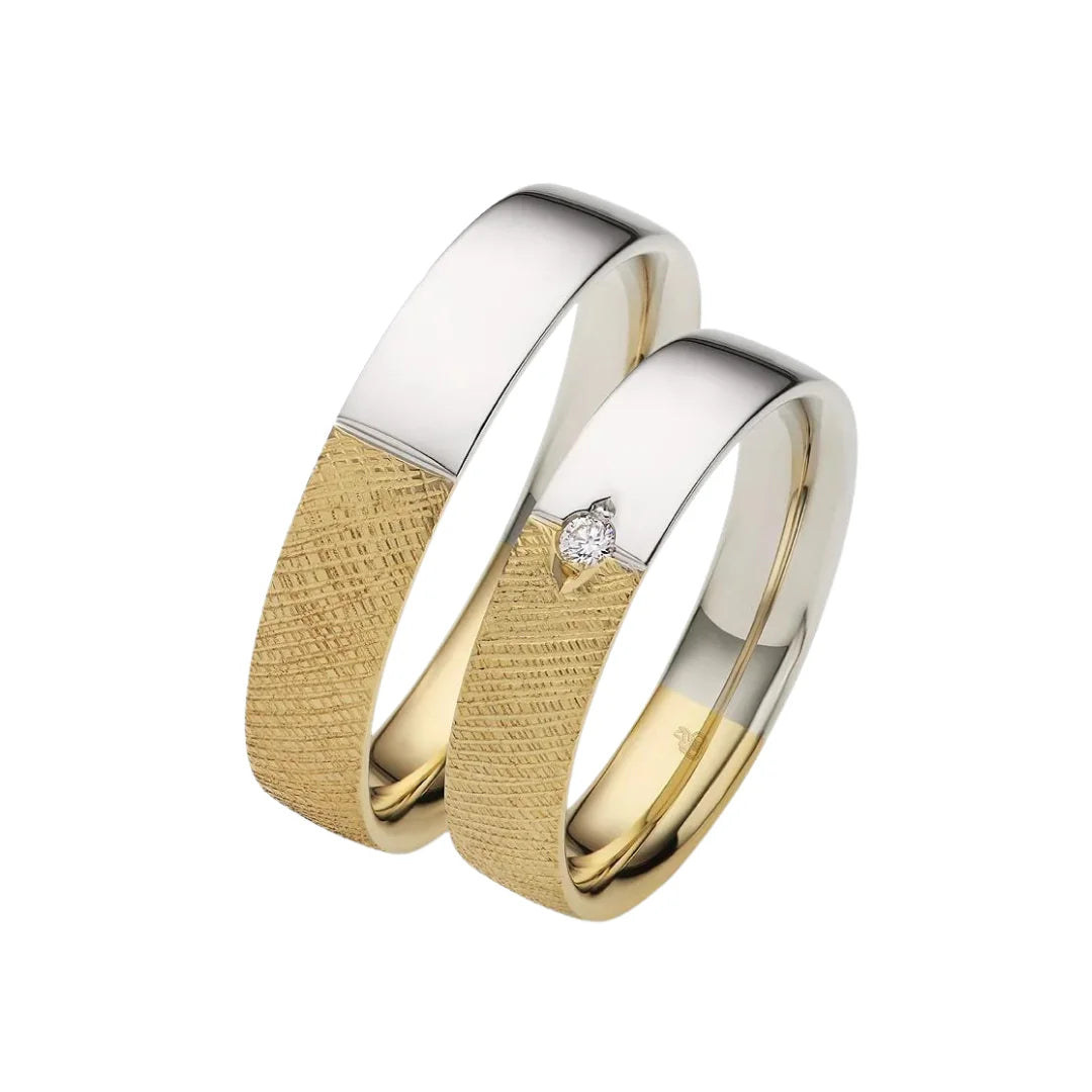 Rauschmayer First Individual Love - Trauringe mit Brillant - 50016