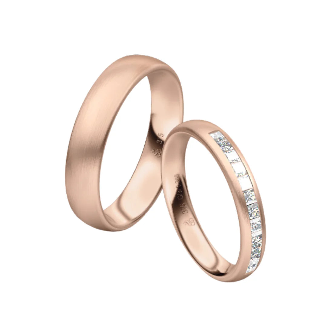 Rauschmayer First Individuell Love - Trauringe mit 12 Brillanten - 03026