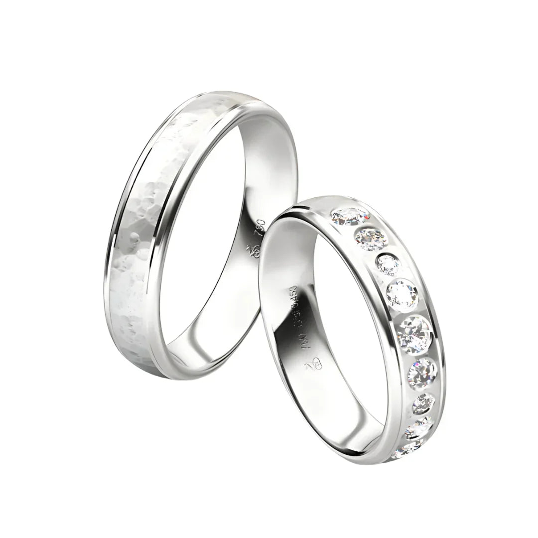 Rauschmayer First Individuell Love - Trauringe mit 9 Brillanten - 05014