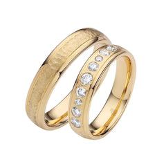 Rauschmayer First Individuell Love - Trauringe mit 9 Brillanten - 05014