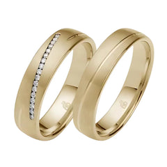 Rauschmayer More Stones 5th Trauringe mit 17 Brillanten - 05677