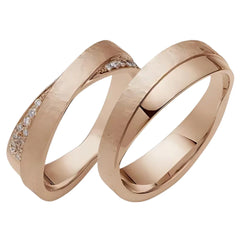 Rauschmayer Trauringe mit 22 Brillanten 0,13 ct. - 06405