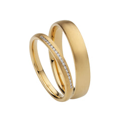 Rauschmayer Trauringe First Individual Love 3D mit 19 Brillanten - 02046