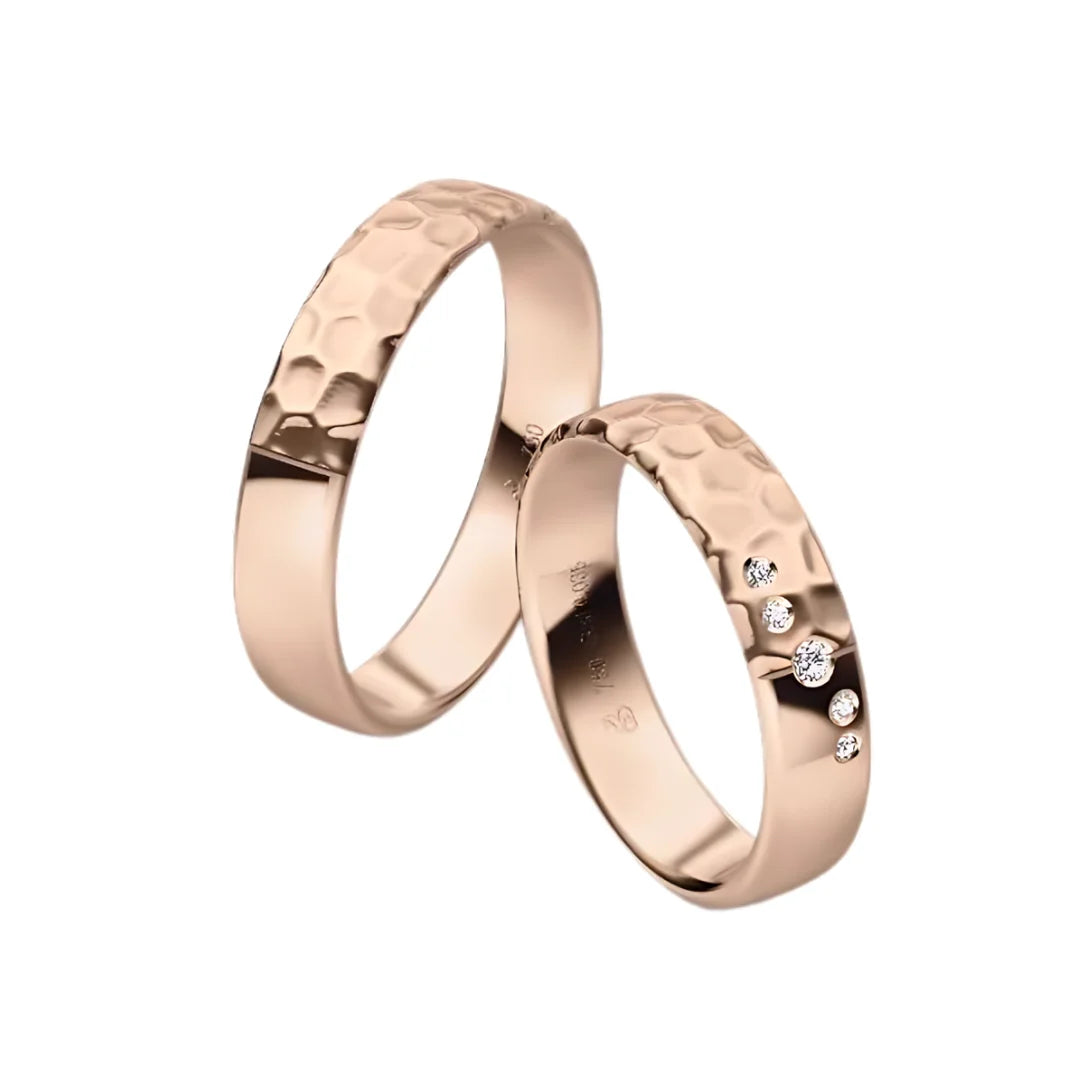 Rauschmayer Trauringe First Individual Love 3D mit 5 Brillanten - 04022