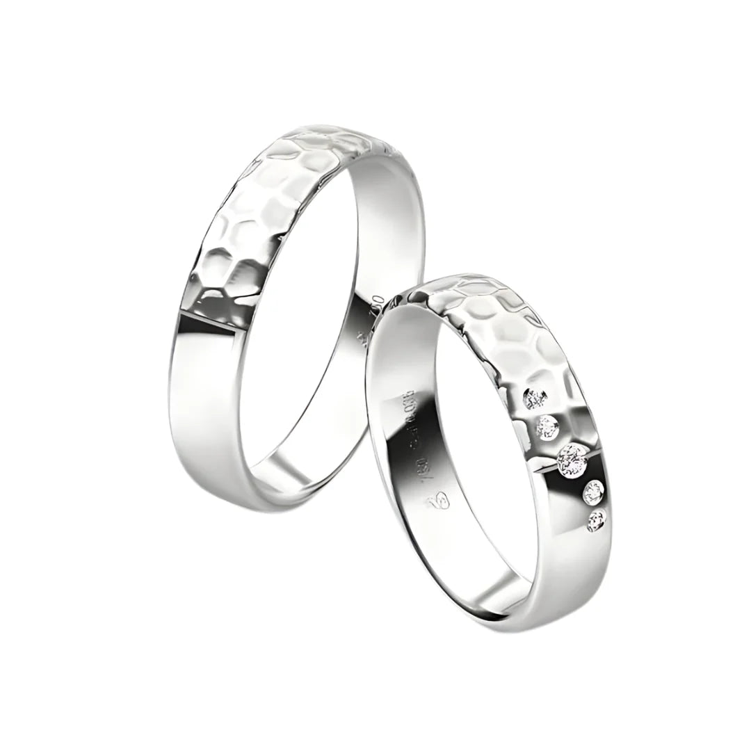Rauschmayer Trauringe First Individual Love 3D mit 5 Brillanten - 04022