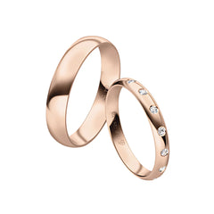 Rauschmayer Trauringe First Individual Love 3D mit 15 Brillanten - 04038