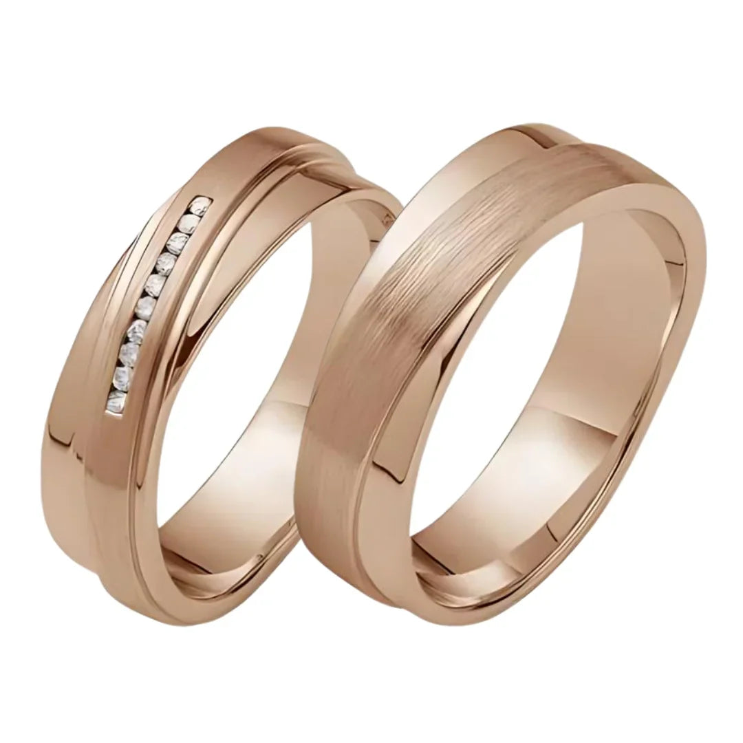 Rauschmayer Trauringe mit 10 Brillanten 0,05 ct. - 06407