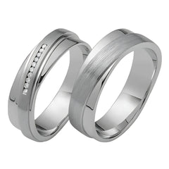 Rauschmayer Trauringe mit 10 Brillanten 0,05 ct. - 06407