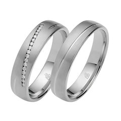 Rauschmayer Trauringe More Stones 5th mit 17 Brillanten - 05677