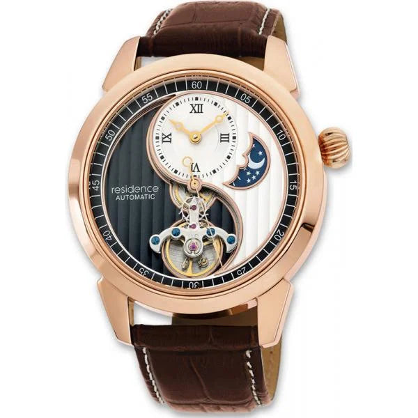 Residencewatches Yin Yang Automatik Rosegold, 44mm Herrenuhr