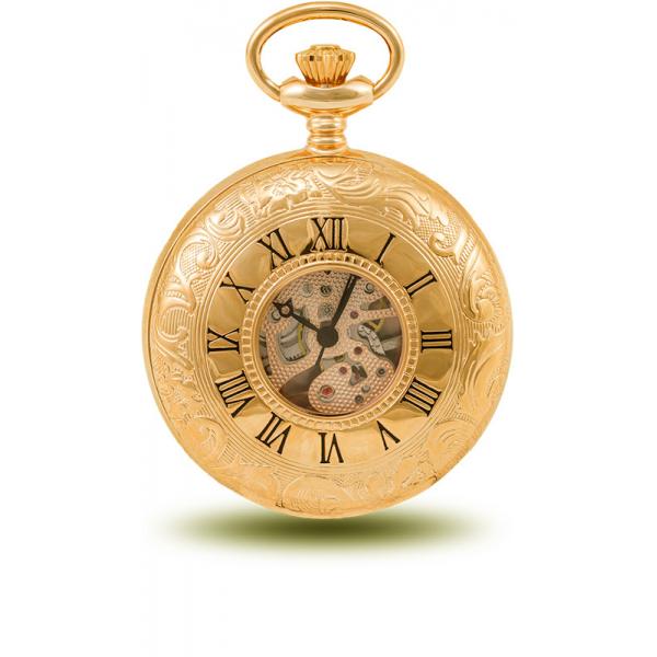 Residenz Goldene Taschenuhr mit Doppeldeckel - AS 9013