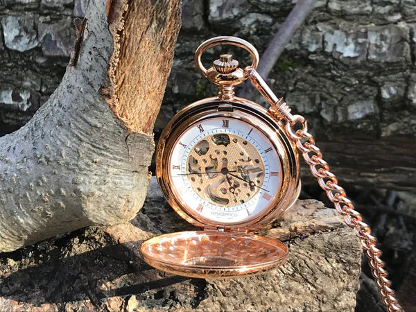 Residenz Rosé-Gold Taschenuhr - AS 9205