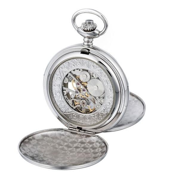 Residenz Silberne Taschenuhr mit Doppeldeckel - AS 9109