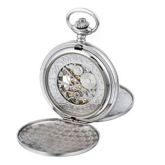 Residenz Silberne Taschenuhr mit Doppeldeckel - AS 9109