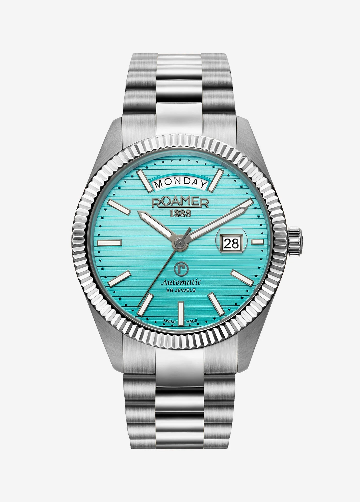Roamer Primeline Daydate II Herrenuhr - 981666 41 05 50