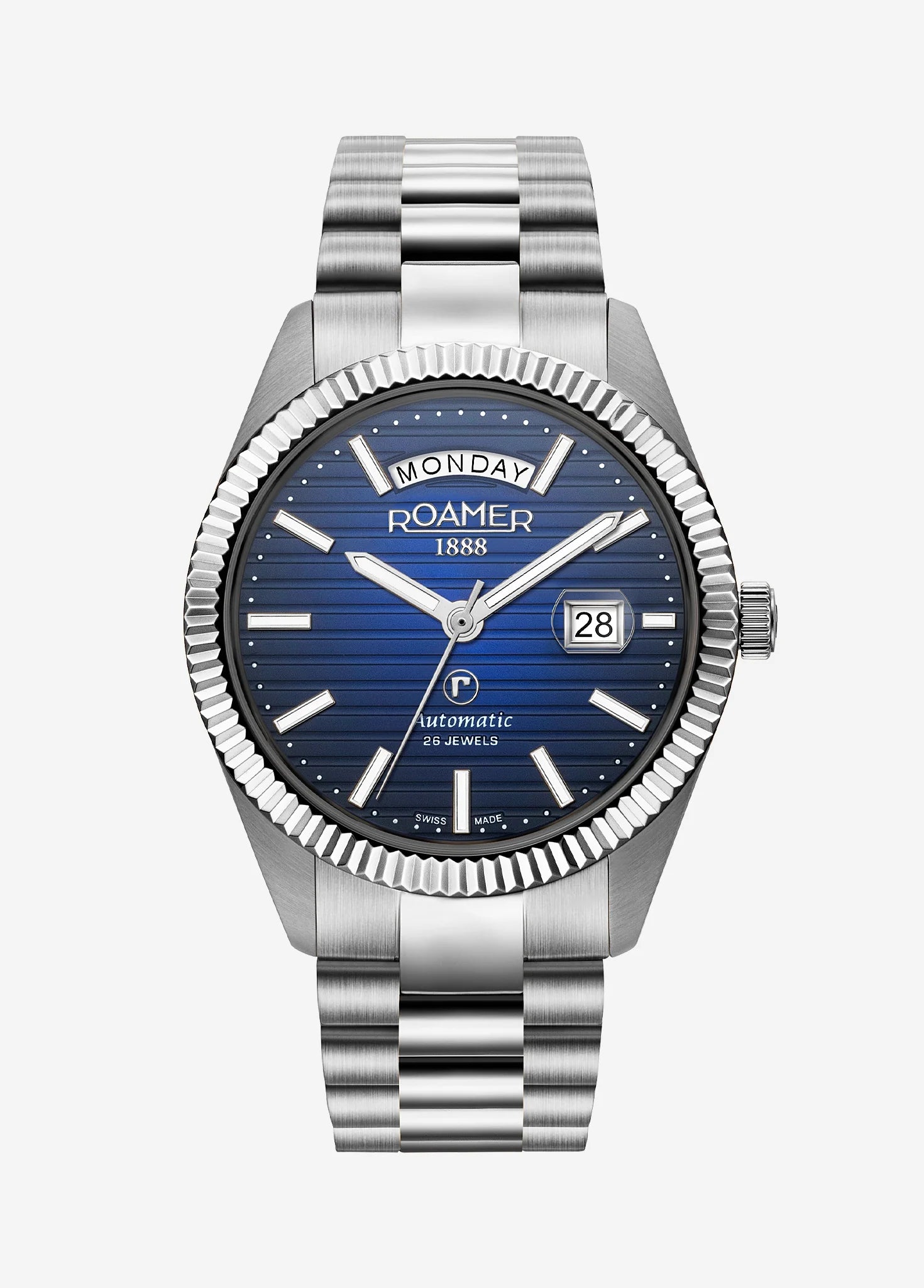 Roamer Primeline Daydate II Herrenuhr - 981666 41 45 50