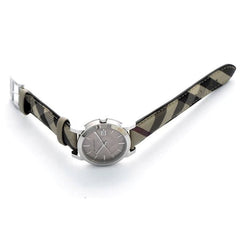 Burberry Smoke Check Strap 34 mm Damenuhr - BU9118