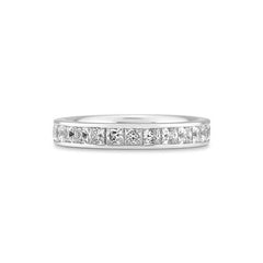 Bague fine Mémoire Carrée en diamants – Bague élégante avec diamants - 41062850