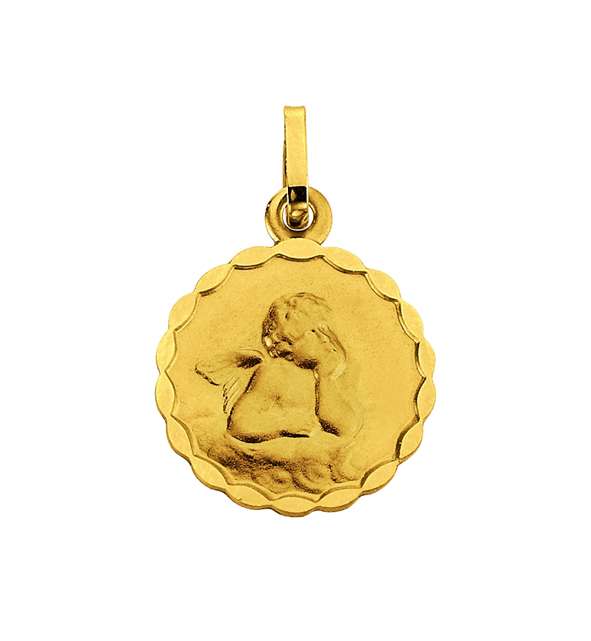 Schutzengel Anhänger in 18 Karat Gelbgold - 1158.03379/1000