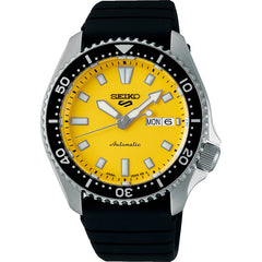 Seiko 5 Sports Day-Date Yellow SKX Re-Interpretation Herrenuhr - SRPL87K1