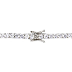 collier tennis en argent avec zircone