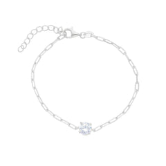 Silberarmband mit Zirkonia 