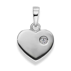 Silver classics 2021 Anhänger Silber 925 weiss – Herz Motiv - 6256.08955/0001