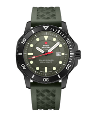 Swiss Military Swiss Solar Sportuhr Schwarz Grün - SMS34102.06