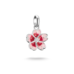 THOMAS SABO Charm-Anhänger Kirschblüte Connect Silber&nbsp;