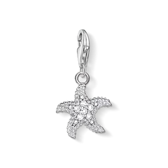 Thomas Sabo Charm Club Seestern Anhänger Silber 925 mit weissen Zirkonia – 0917-051-14