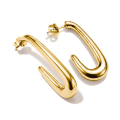 THOMAS SABO Classic Creolen, längliche Form, vergoldet – H2361-M01-39