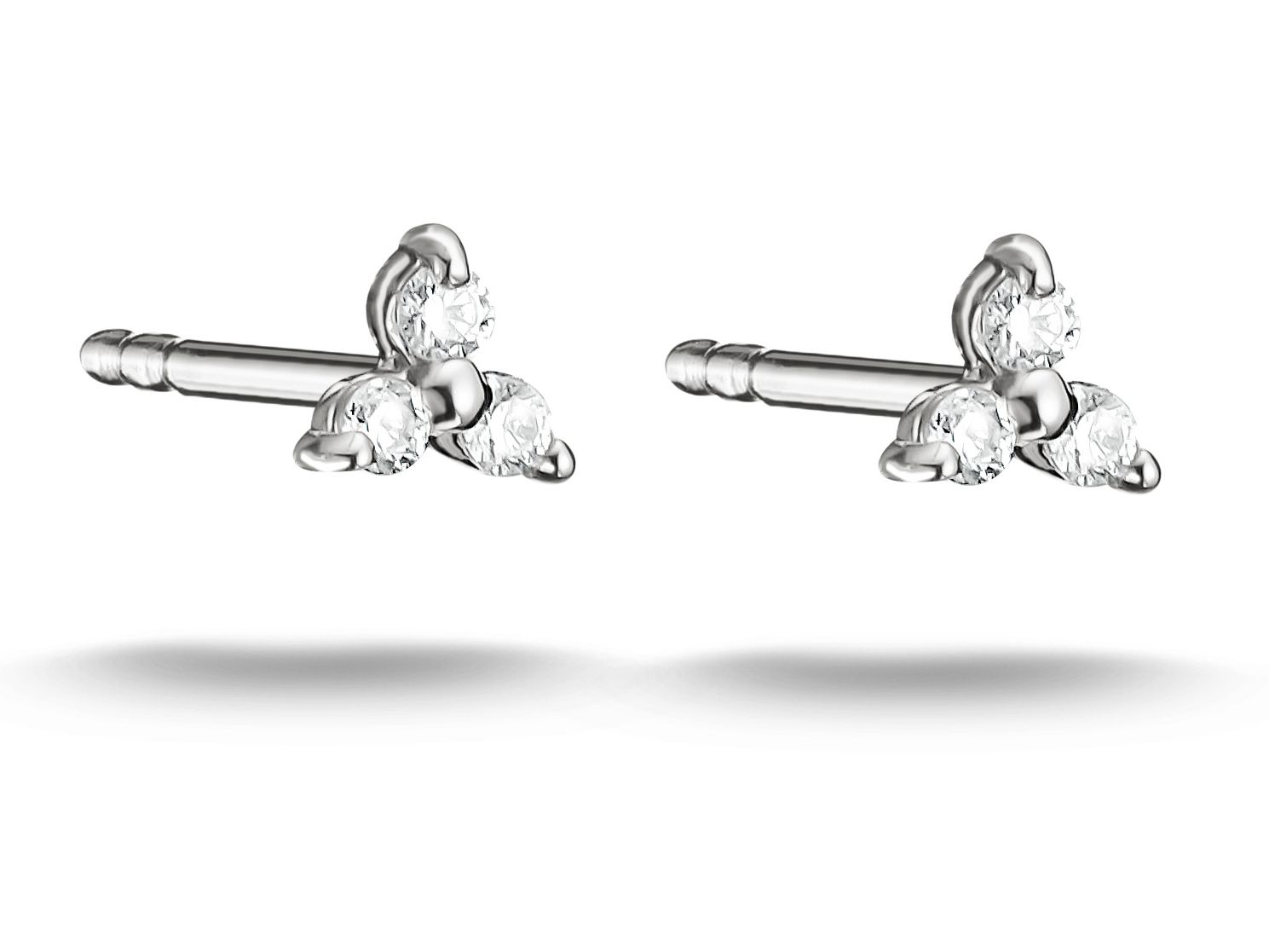 Thomas Sabo Ohrstecker Silber 925 mit weissem Zirkonia