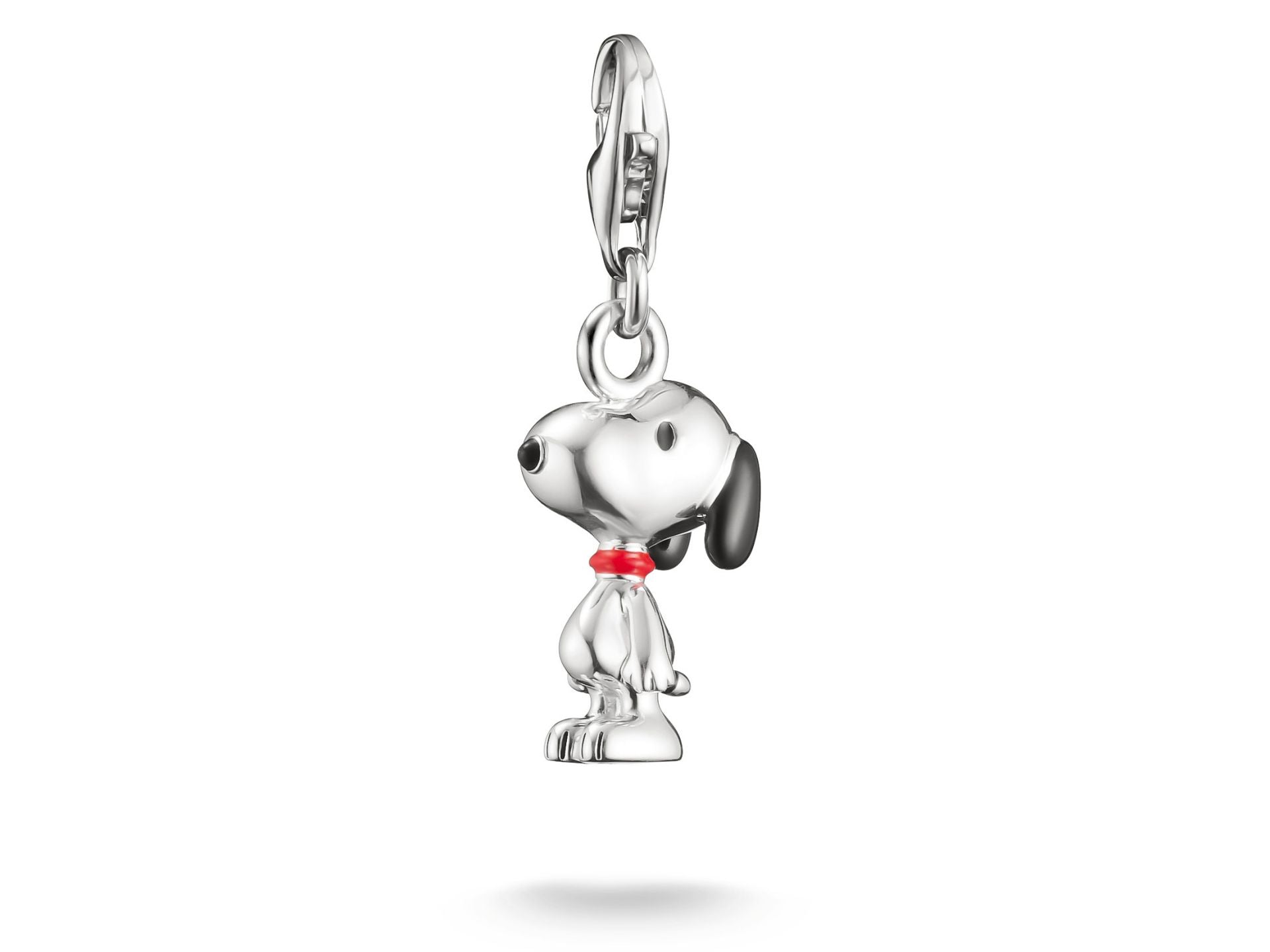 Thomas Sabo Peanuts Charm-Anhänger Snoopy Silber 925 mit Emaille