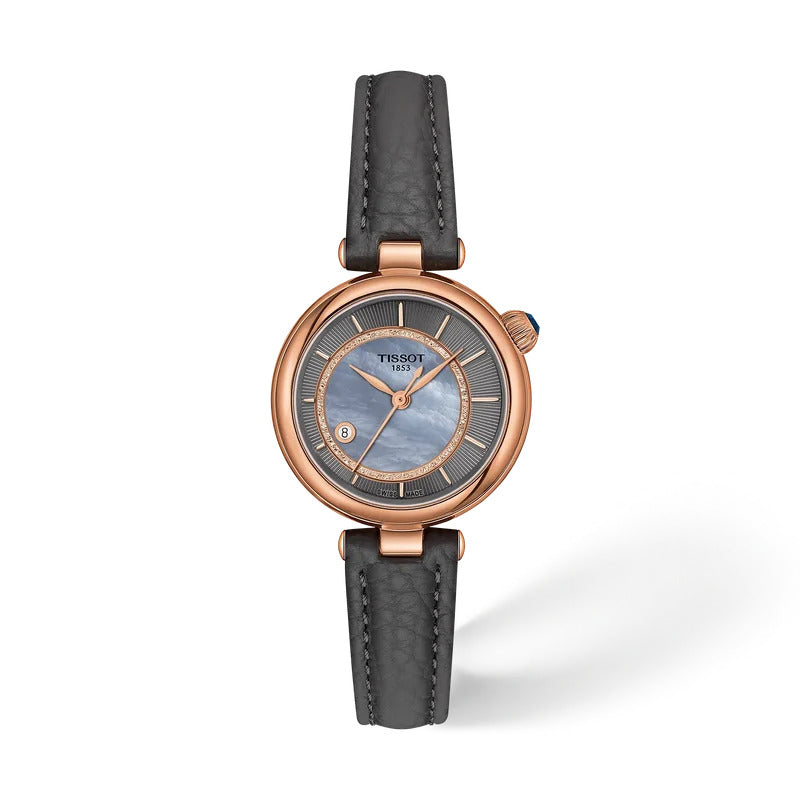 Tissot Désir Automatik Damenuhr 28 mm Grau Roségold – T152.207.36.531.00