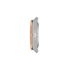 Tissot Gentleman Goldlünette Powermatic 80 Herrenuhr 38 mm Blau – T934.807.41.041.00
